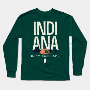 Indiana is my Base Camp Long Sleeve T-Shirt